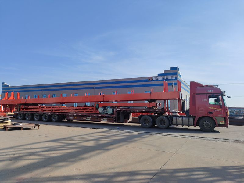 電動葫蘆門式起重機  2臺 MHxh10t—24m 制作完成，發(fā)往湖北交付客戶使用