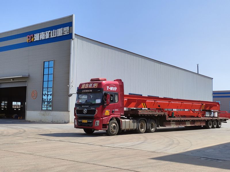 電動葫蘆門式起重機  MHxh10t—14m 外懸3.5/1.5m 制作完成，發(fā)往青海交付客戶使用